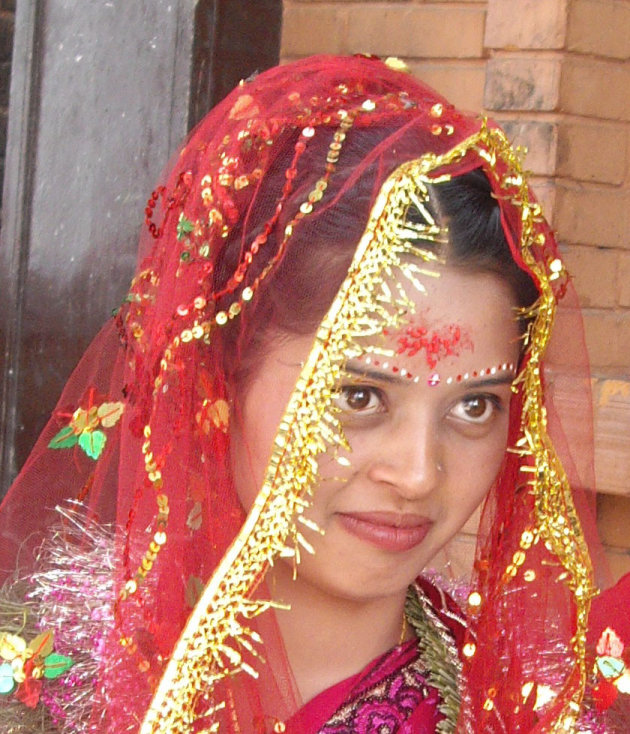 Nepalese bruid