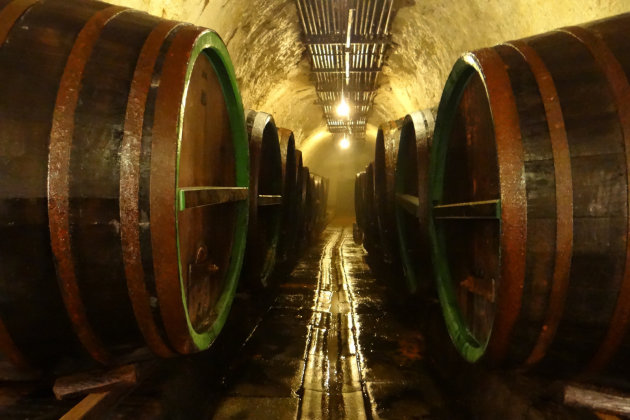 Biervaten in de catacomben