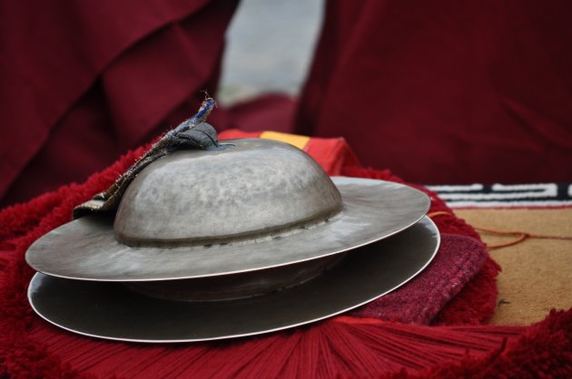 instrument gebruikt tijdens de festiviteiten in Tagong