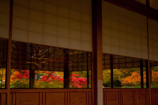 ceremoniehuis in de japanse tuin
