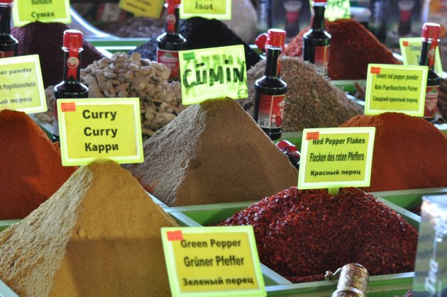 Kruiden op Turkse markt