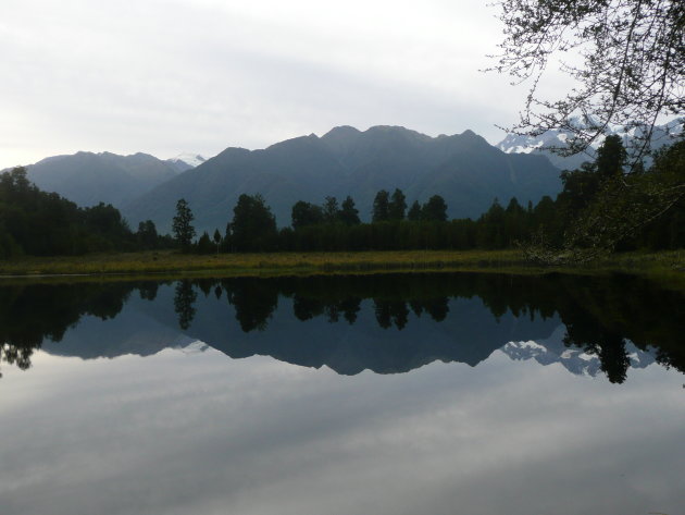 Glashelder water in Mirror Lake