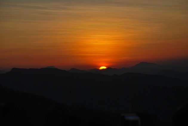 Sunrise in the Himalaya