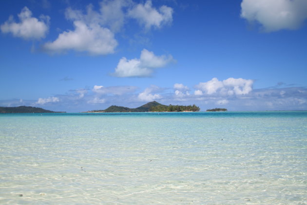 Bora Bora verlaten motu
