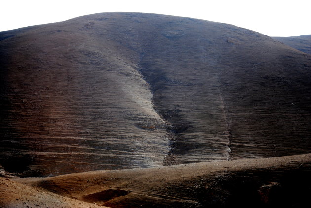 De Negev-woestijn.