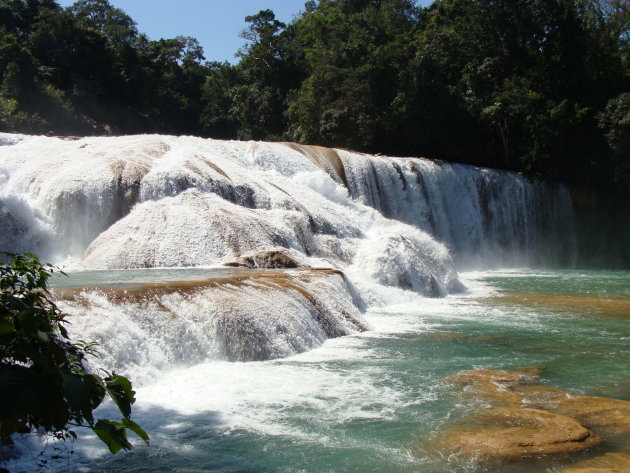 Watervallen bij palenque