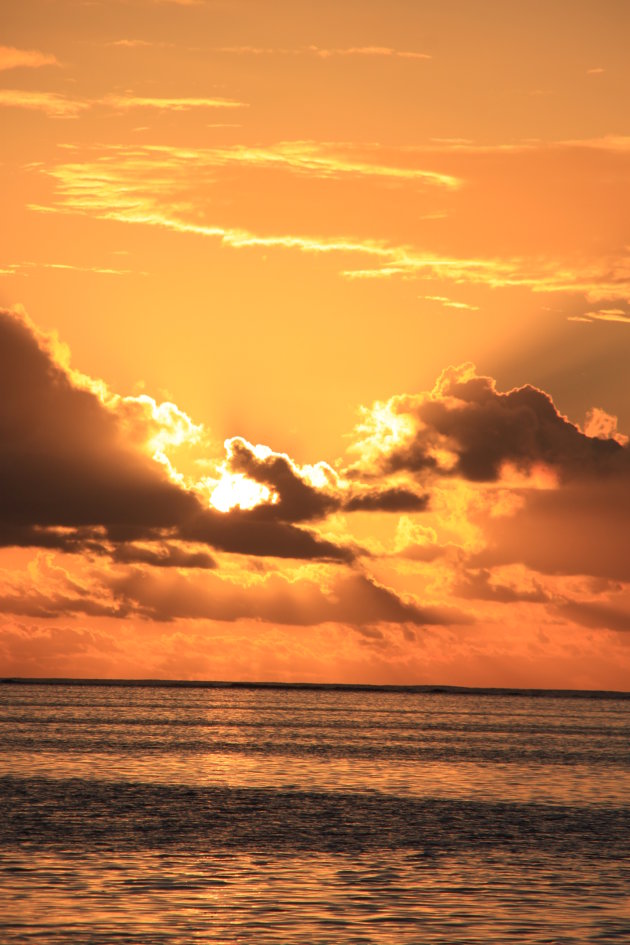 zonondergang in paradijs