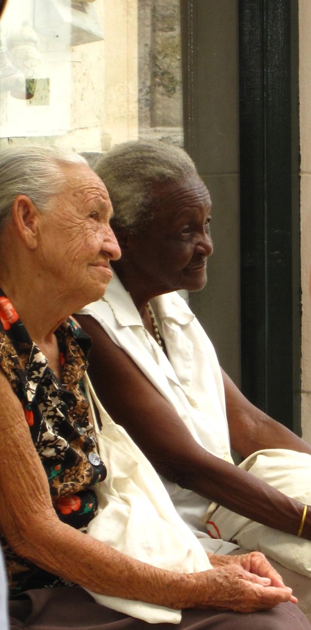 Twee van de oudste dames van Cuba