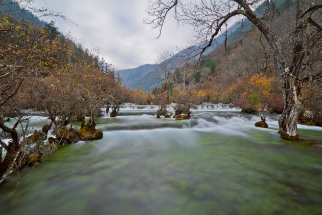 Watervallen in Jiuzhaigou 