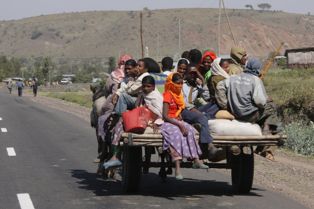 Wagen vol geladen