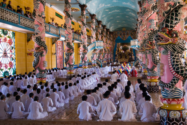 De tempel van de Cao Dai