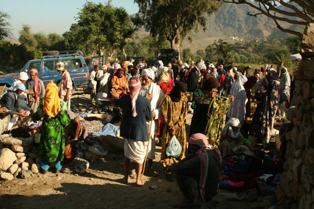 Zondagmarkt in Suq al Dabab