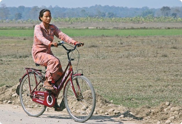 fietsen in Nepal