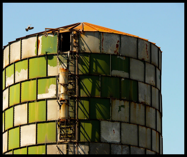 Silo in Groen