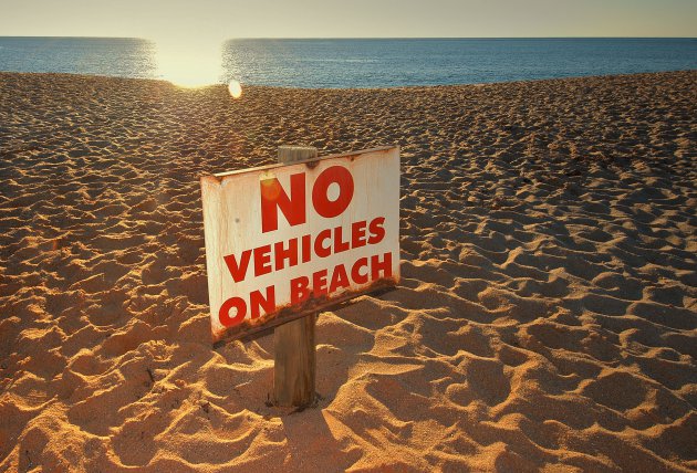 auto vrij strand