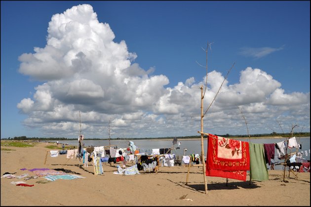 Was drogen op het strand