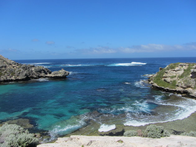 Uitzicht bij Rottnest eiland