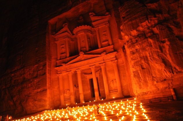 Petra by night