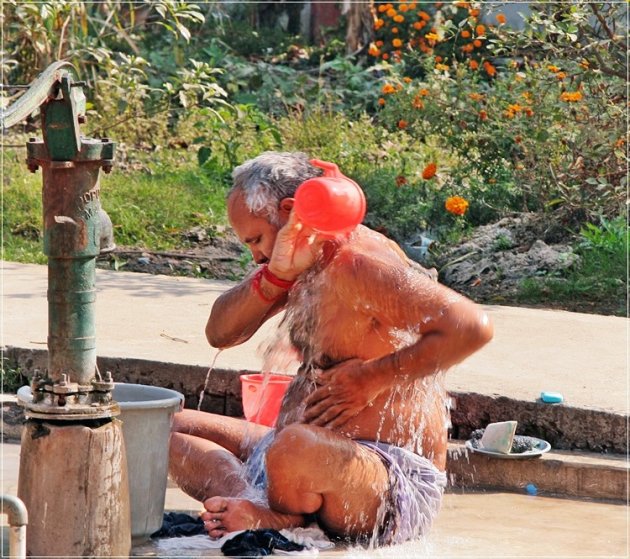 Bodhgaya reiniging