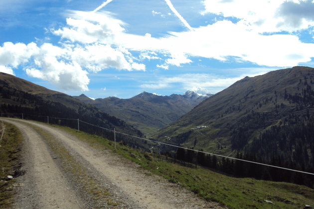 Rastkogel vanaf net onder de Nons-alm, Weerberg