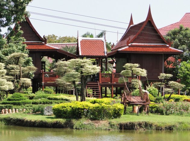 originele Thaise huizen.