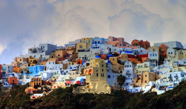 Oia in de winter