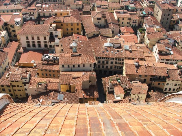 Uitzicht vanaf de Dom in Florence