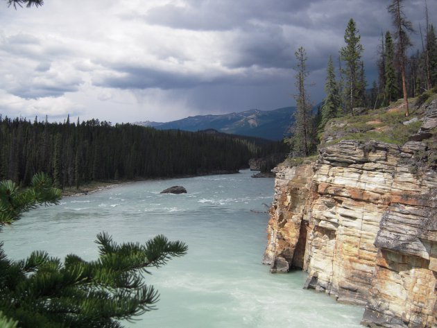 Mistaya Canyon in Banff NP