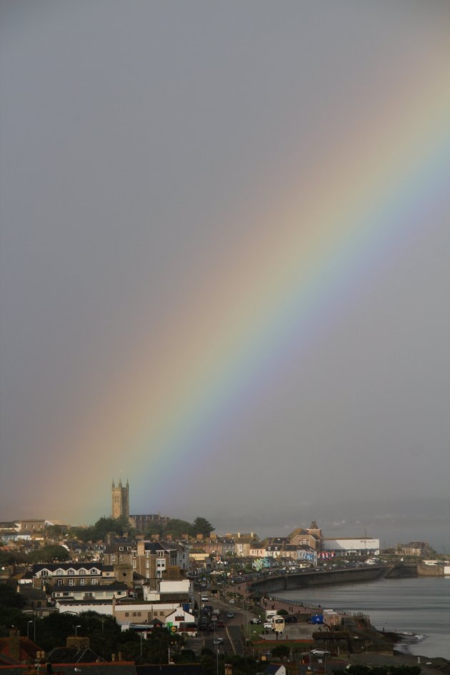 Plymouth, in de zon en de regen.