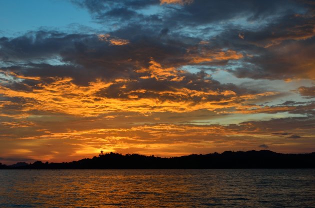 Zonsondergang Sarawak