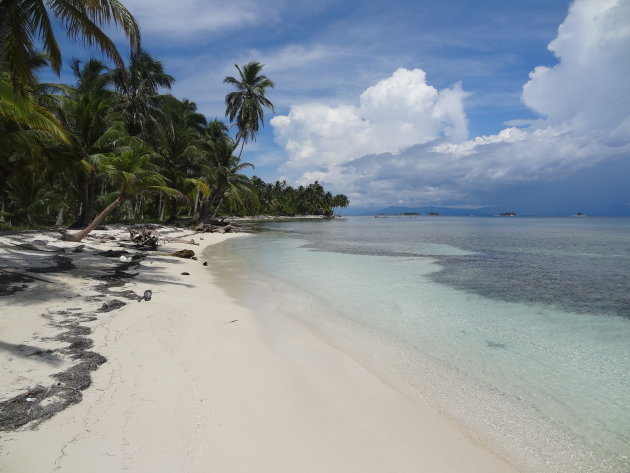 Stille stranden op San Blas