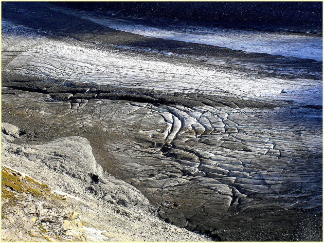 gletscher van boven af