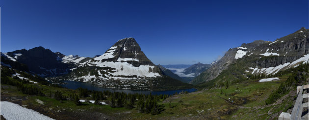 Hidden lake, een meertje Bij Logan Pass (Glacier N.P.)