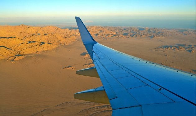 Hoog boven de Sinai.