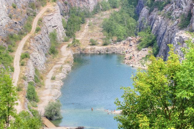 Zwemmen in de steengroeve