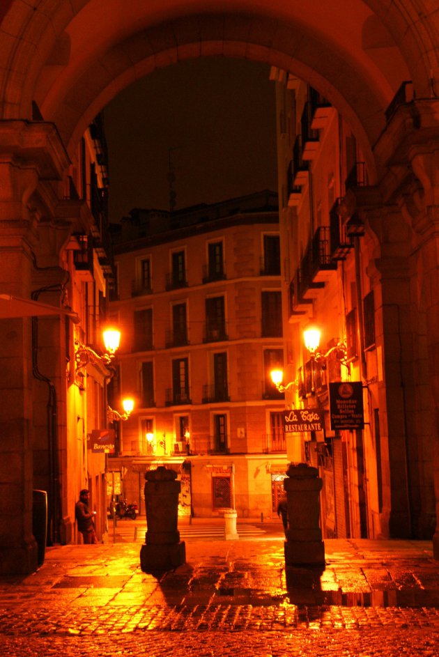 A rainy day in Madrid