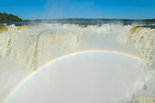 Foz do Iguaçu, Garganta do Diabo gezien vanuit Argentinie