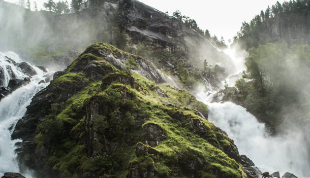 Latefoss watervallen