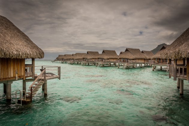 Overwater villa's