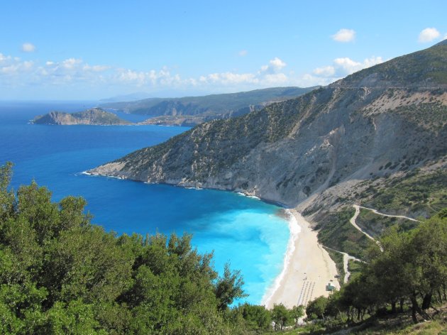 Myrtos Beach en Assos