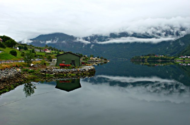 Mistig Sognefjord