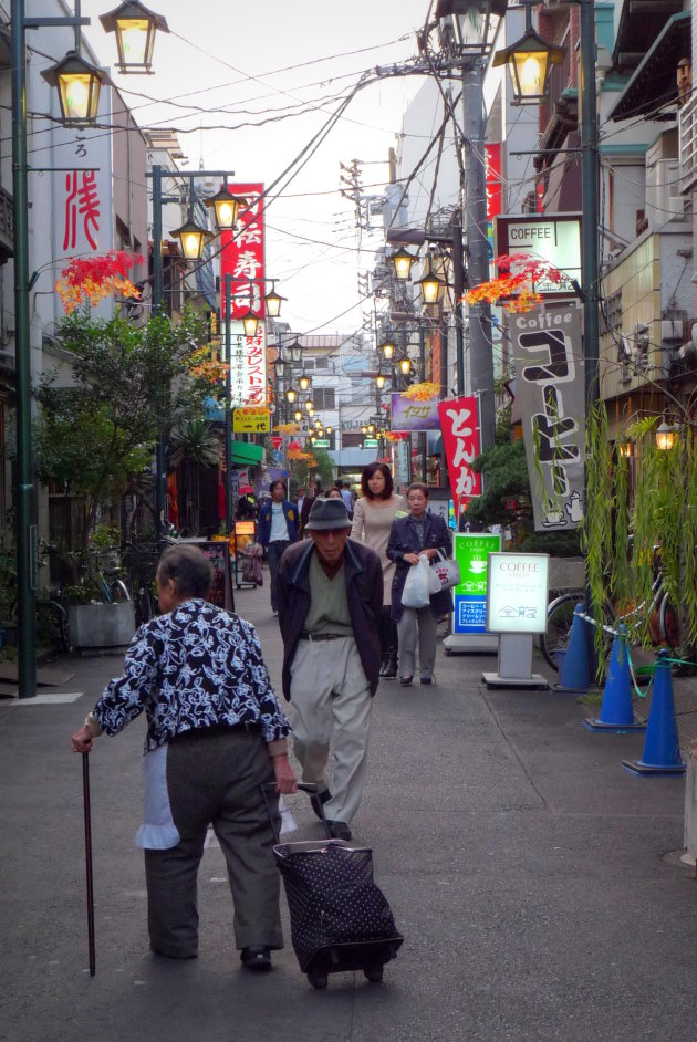 De straatjes van Tokio