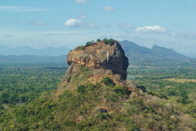 Sigirya rock van de andere kant