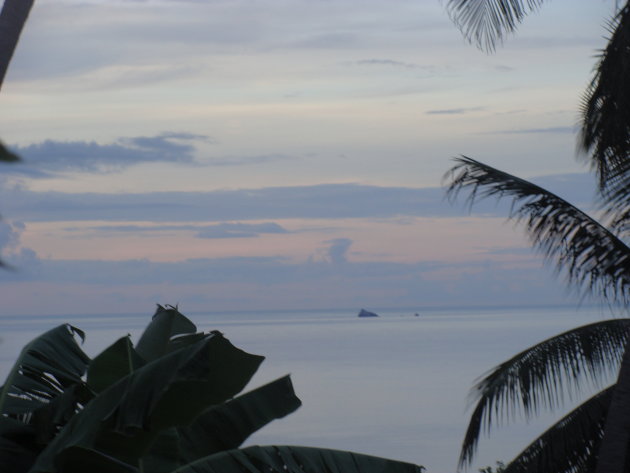 Pastelkleurige zonsondergang op Koh Pha Ngan