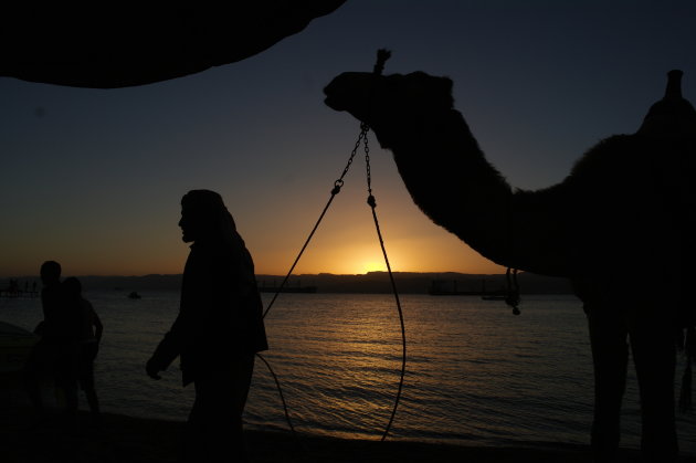 Zonsondergang Jordanië