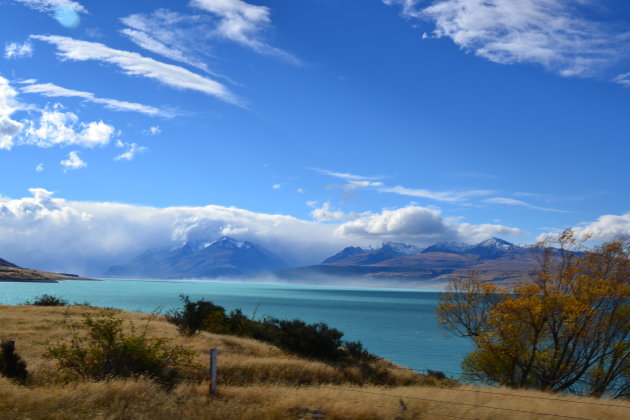 Bijzondere tinten blauw in Mount Cook NP