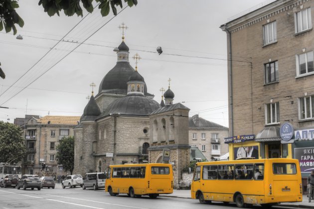 Straatbeeld Ternopil