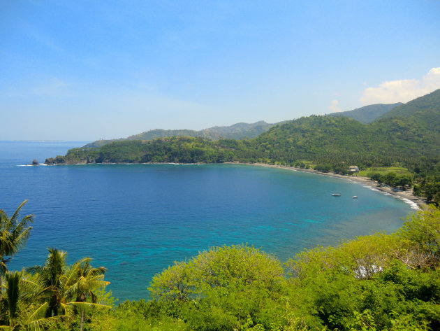 A bay in Lombok