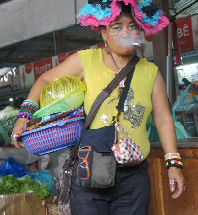 local people at the local market