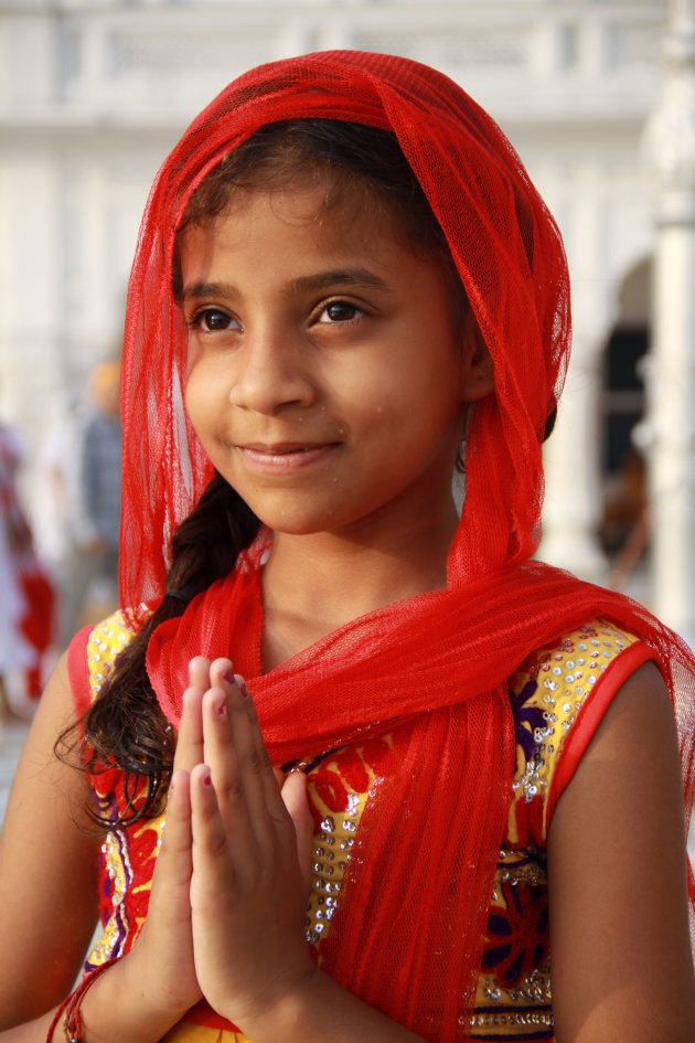Meisje in Amritsar